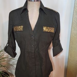 Express Military style top